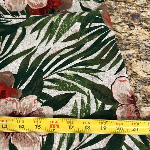 Anne Klein Linen Blend Tropical Print Sleeveless Shift Dress Size 10 - Picture 8 of 9